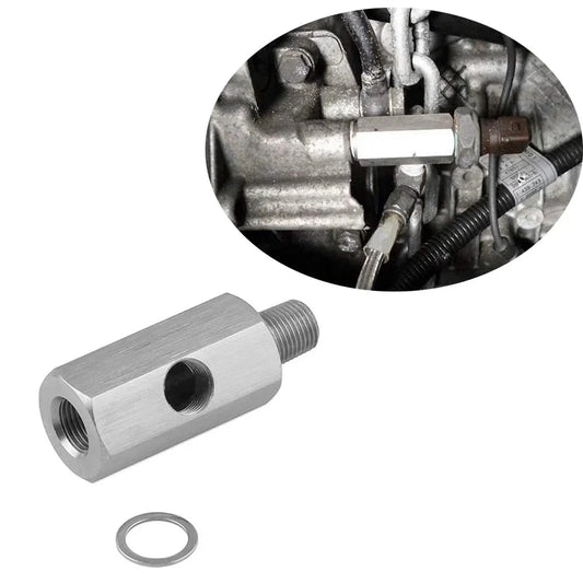 1/8'' BSPT & 1/8'' NPT & M10 Stainless Steel Oil Pressure Sensor Connector Joint to NPT Tee Adapter Turbo Accessories Adapter Tuck's Performance