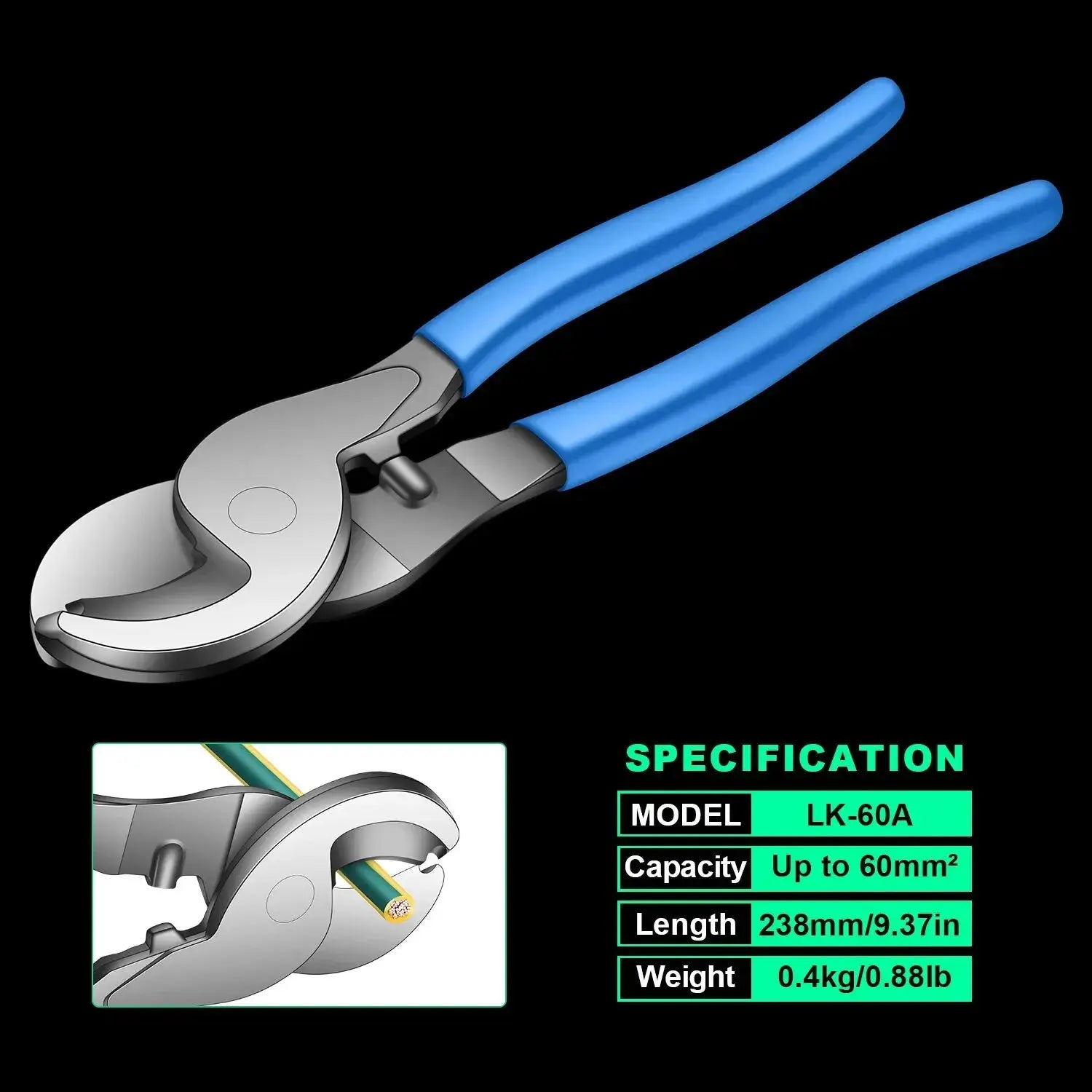 Heavy-Duty Terminal Crimping Tool – AWG 10 to 1/0 Hex Crimper (12V/24V Wiring) Tuck's Performance
