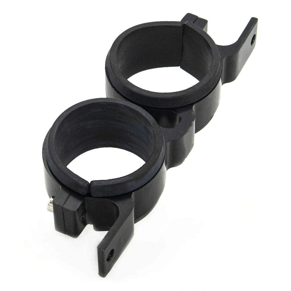 Free Ship Dual Twin Fuel Pump Mount Bracket 60MM & Fuel Filter Clamp 50mm Cradle For Car Modified BLACK RED BLUE Tuck's Performance
