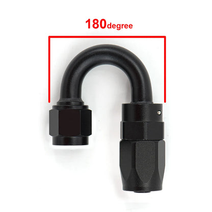 1PCS AN6 AN8 AN10 Straight 45 90 120 180 Degree Oil Fuel Swivel Hose End Fitting Oil Hose End Adaptor