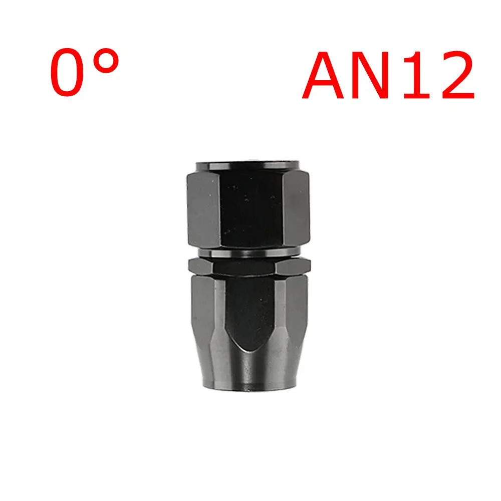 AN Swivel Hose End Fitting, Black | AN4 to AN12 | Straight, 45, 90 & 180 Degree Tucks Performance