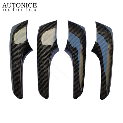 N80 HILUX 4pcs Carbon Fiber Inner Door Handles Cover