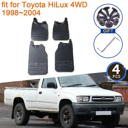 Hilux Mud Flaps 4x4 – Fits 1998–2004 Models Tuck's Performance