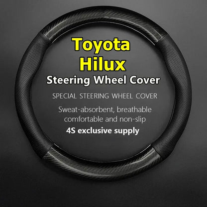 Hilux N70 Steering Wheel Cover Leather 2004-2014 Ultra Thin Two Style's Tuck's Performance