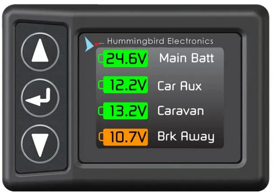 Hummingbird RF Battery Monitor – Wireless 12V/24V Multi-Battery Monitoring | HMRF2000B Tuck's Performance