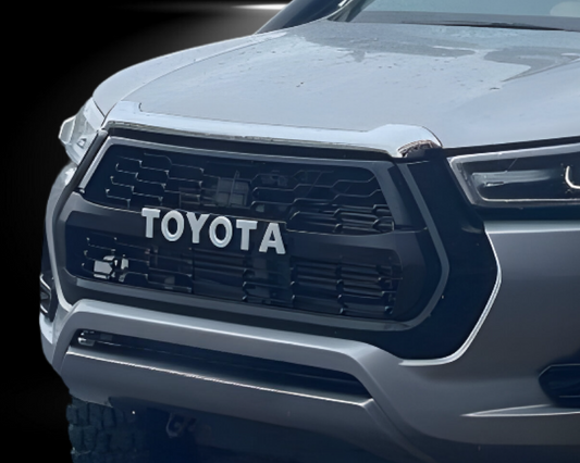 HILUX 2020+ N80 Honeycomb Grill With Landcruiser Type Lettering , Sensor Mount