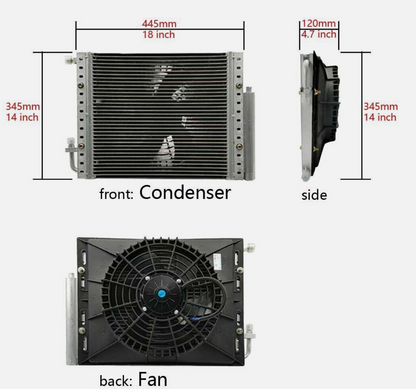 Hot Rod Air Conditioning Kit - Electric Cooling Only Tuck's Performance