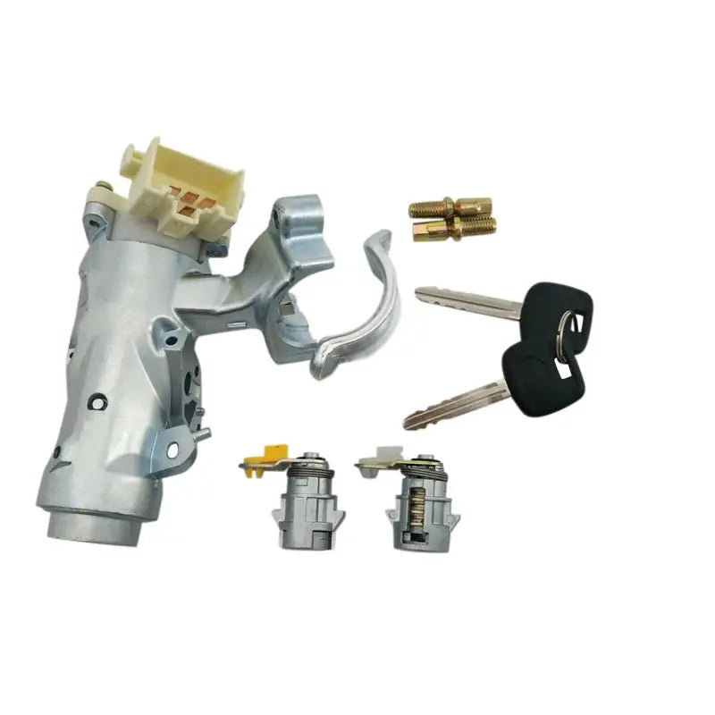 Ignition Lock Core Ignition Switch Steering Barrel Lock + Door Lock With 2 Keys Set For Toyota Hilux 1997-2005 Tuck's Performance