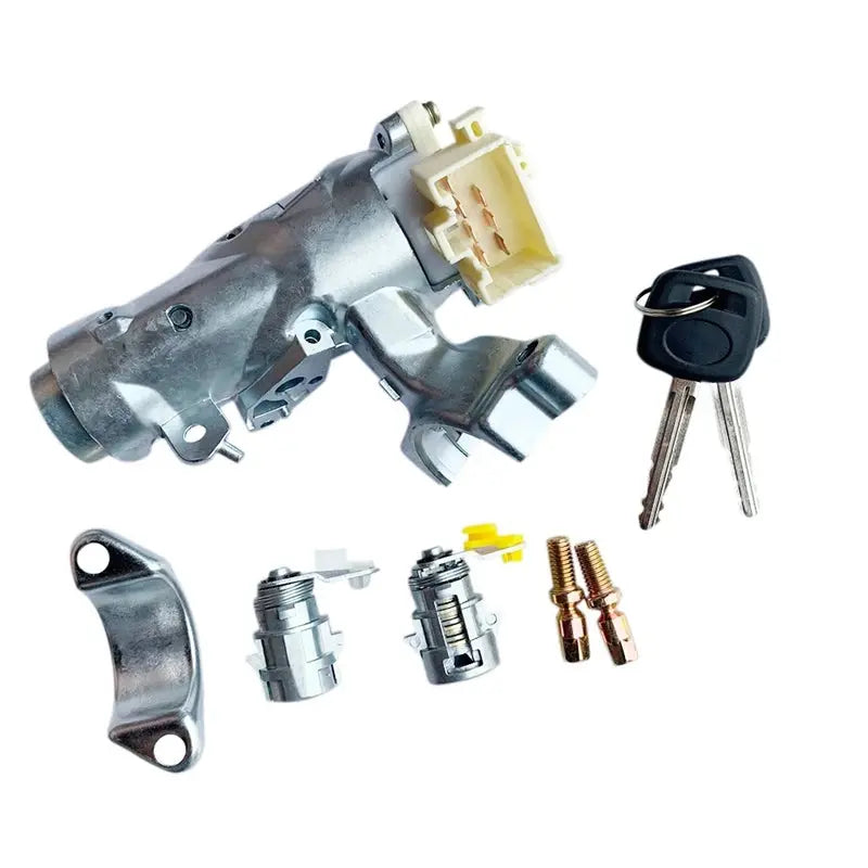 Ignition Lock Core Ignition Switch Steering Barrel Lock + Door Lock With 2 Keys Set For Toyota Hilux 1997-2005 Tuck's Performance