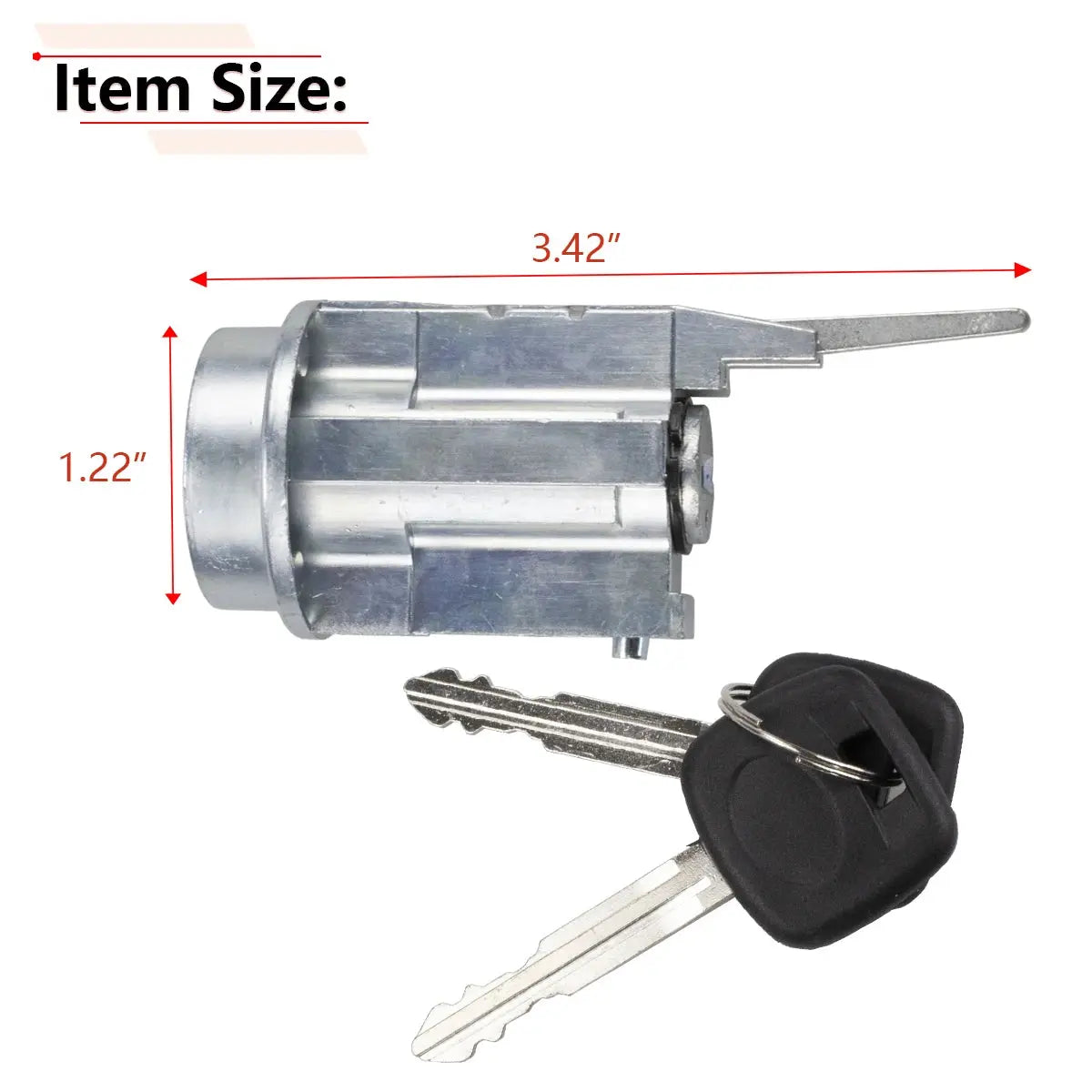 69057-35070 Lgnition Lock Cylinder with Key for Toyota 4Runner 1996-2002 and Toyota Tacoma 1995-2004,Replace