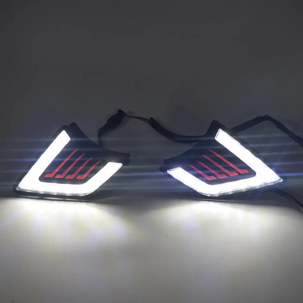 LED DRL Daytime Running Light Kit for Toyota Hilux Vigo 2012–2014 – Fog Lamp & Turn Signal Tuck's Performance