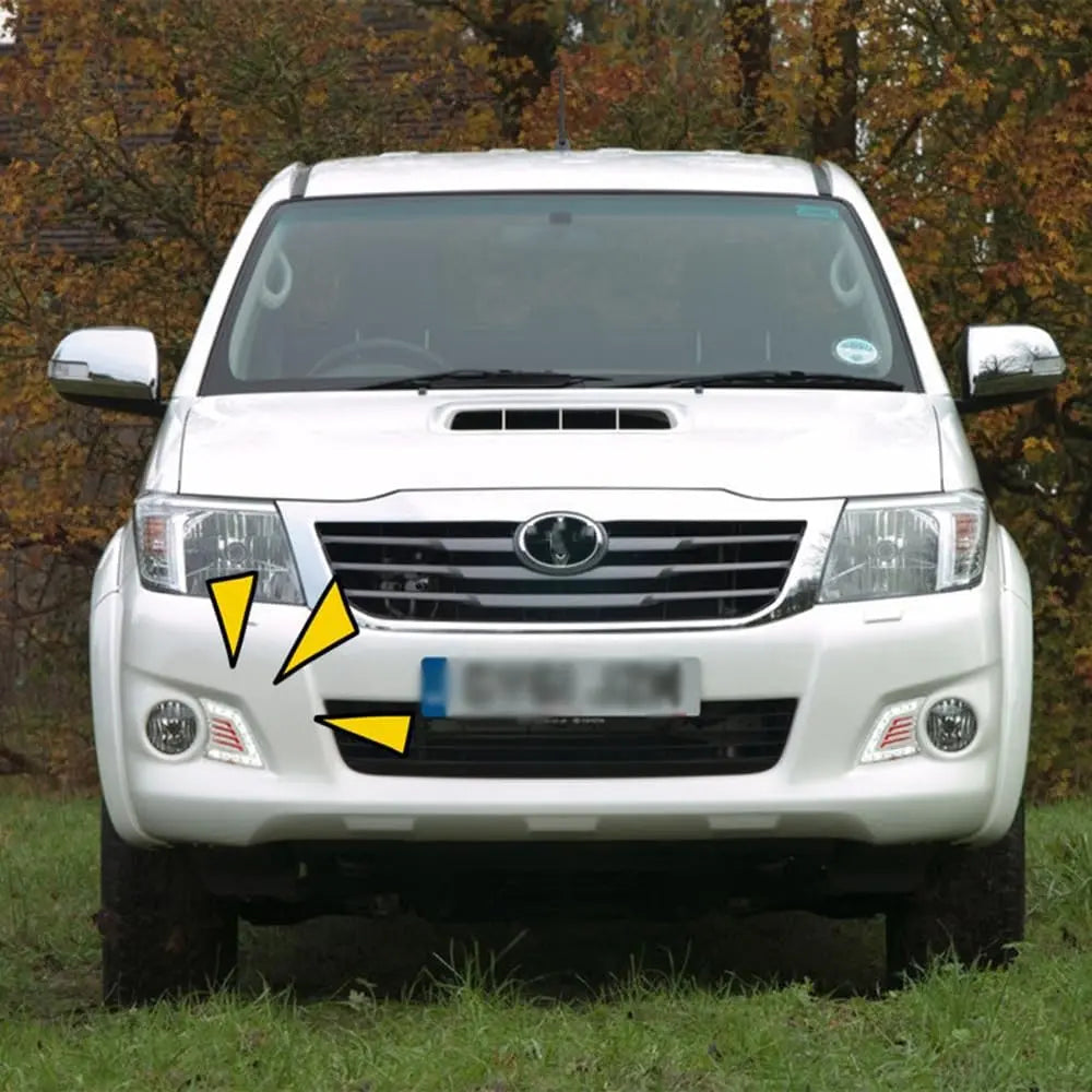 LED DRL Daytime Running Light Kit for Toyota Hilux Vigo 2012–2014 – Fog Lamp & Turn Signal Tuck's Performance
