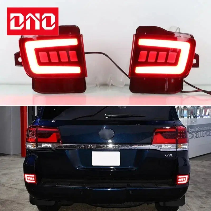 LED Rear Bumper Lamps For Toyota Land Cruiser  Brake Light Turn Signal Backup Tuck's Performance