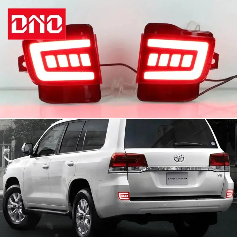 LED Rear Bumper Lamps For Toyota Land Cruiser  Brake Light Turn Signal Backup Tuck's Performance