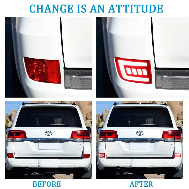 LED Rear Bumper Lamps For Toyota Land Cruiser  Brake Light Turn Signal Backup Tuck's Performance