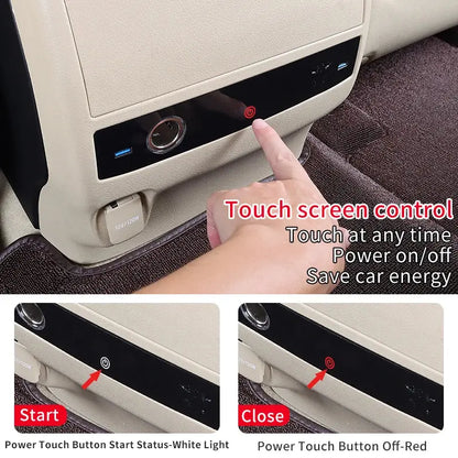 Land Cruiser 200 Rear Row USB Multi-Function Charger LC200 Car Charging Modification Interior Decoration Accessories Tuck's Performance
