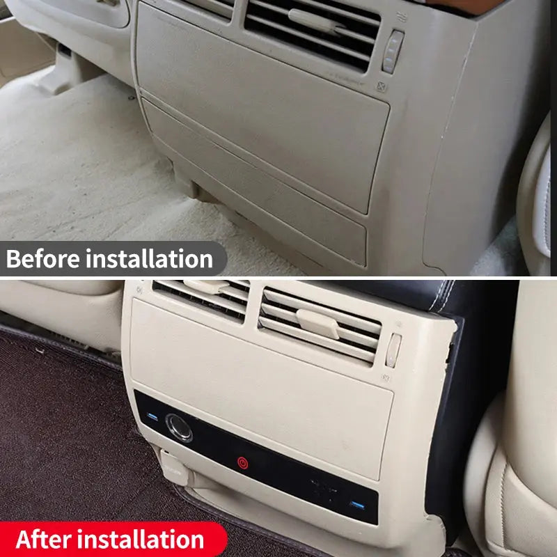 Land Cruiser 200 Rear Row USB Multi-Function Charger LC200 Car Charging Modification Interior Decoration Accessories Tuck's Performance