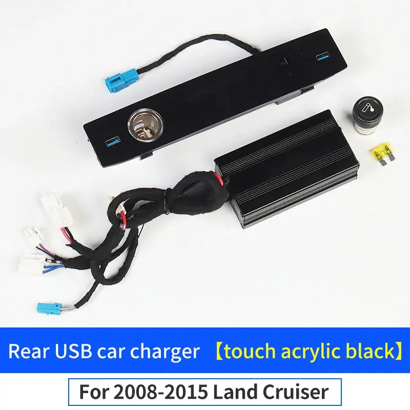 Land Cruiser 200 Rear Row USB Multi-Function Charger LC200 Car Charging Modification Interior Decoration Accessories Tuck's Performance