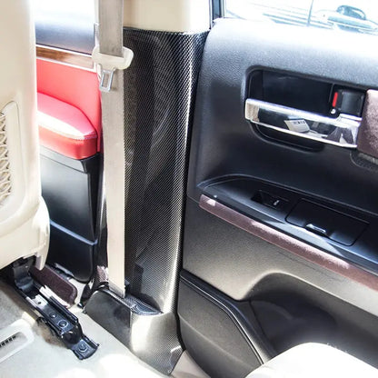 LandCruiser Carbpn Fibre pattern Car Door  pillar Protection Cover Tuck's Performance