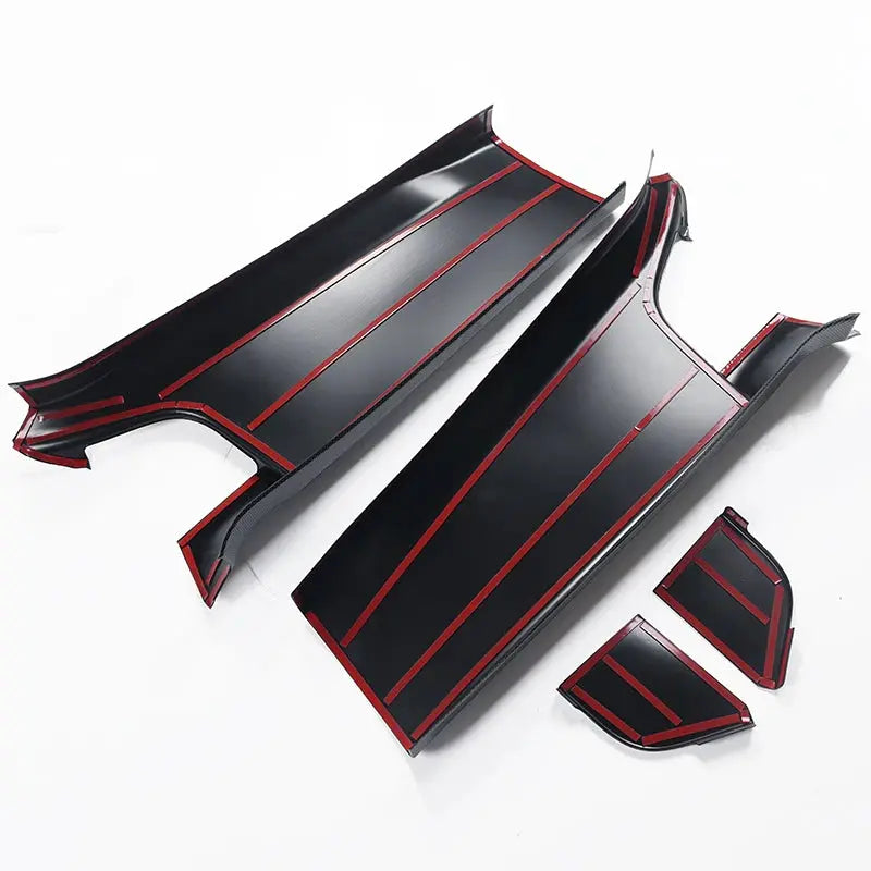 LandCruiser Carbpn Fibre pattern Car Door  pillar Protection Cover Tuck's Performance