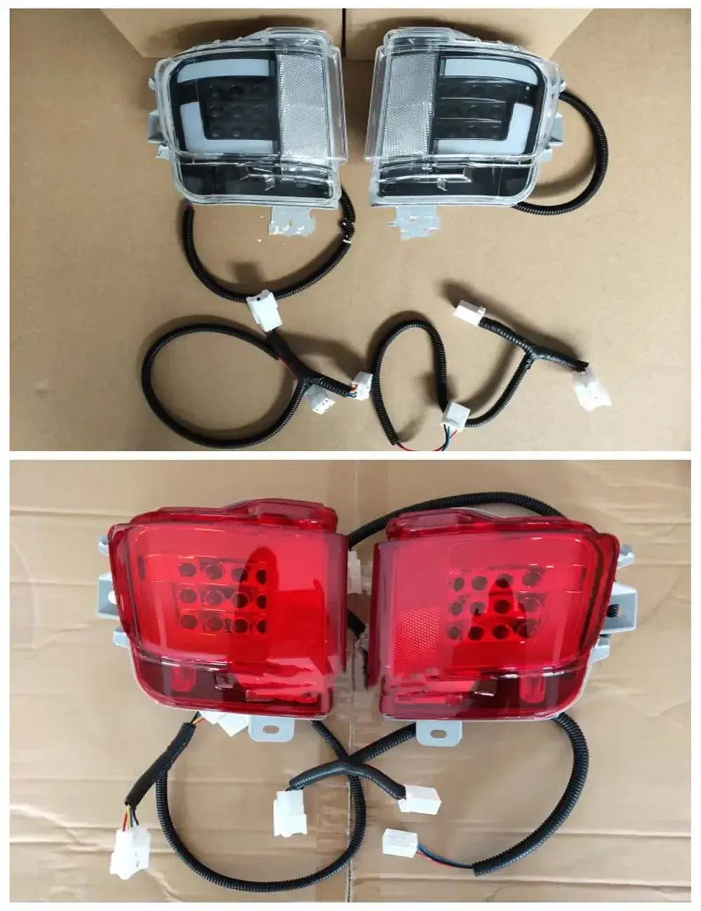 Led rear bumper light tail brake lights turn signals for Toyota landcruiser Tuck's Performance