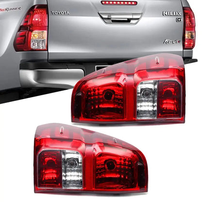 Left/Right Side Red Tail Lamp for Toyota Hilux Revo Rocco 2015- 2020 Rear Tail Light Brake Lamp with Wire Harne