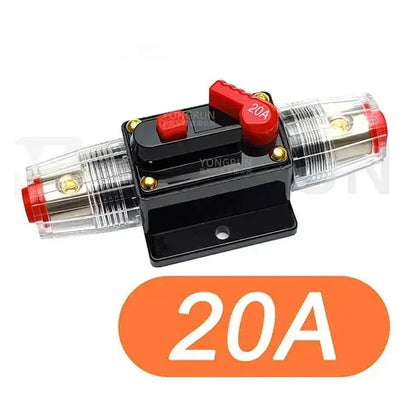Manual Reset Circuit Breaker 20A–300A 12V–48V Waterproof DC Fuse for Car Audio, Marine & RV Tuck's Performance