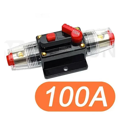 Manual Reset Circuit Breaker 20A–300A 12V–48V Waterproof DC Fuse for Car Audio, Marine & RV Tuck's Performance