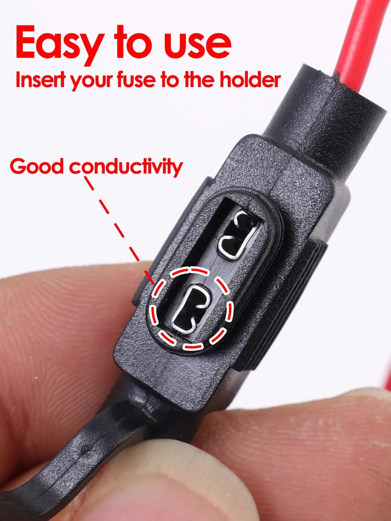 Mini Blade 12V Waterproof In-Line Fuse Holder – 20A/30A Splash-Resistant Automotive Fuse Socket (20/5 Pack Options) Tuck's Performance