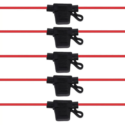 Mini Blade 12V Waterproof In-Line Fuse Holder – 20A/30A Splash-Resistant Automotive Fuse Socket (20/5 Pack Options) Tuck's Performance