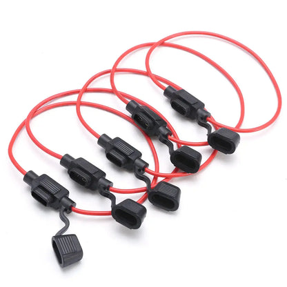 Mini Blade 12V Waterproof In-Line Fuse Holder – 20A/30A Splash-Resistant Automotive Fuse Socket (20/5 Pack Options) Tuck's Performance
