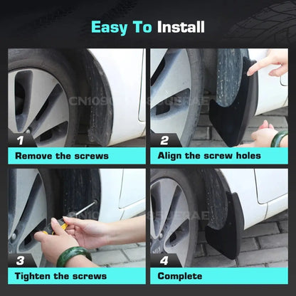 Mud Flap Kit – Toyota LandCruiser 80/100 Series (1990–2007) Tuck's Performance