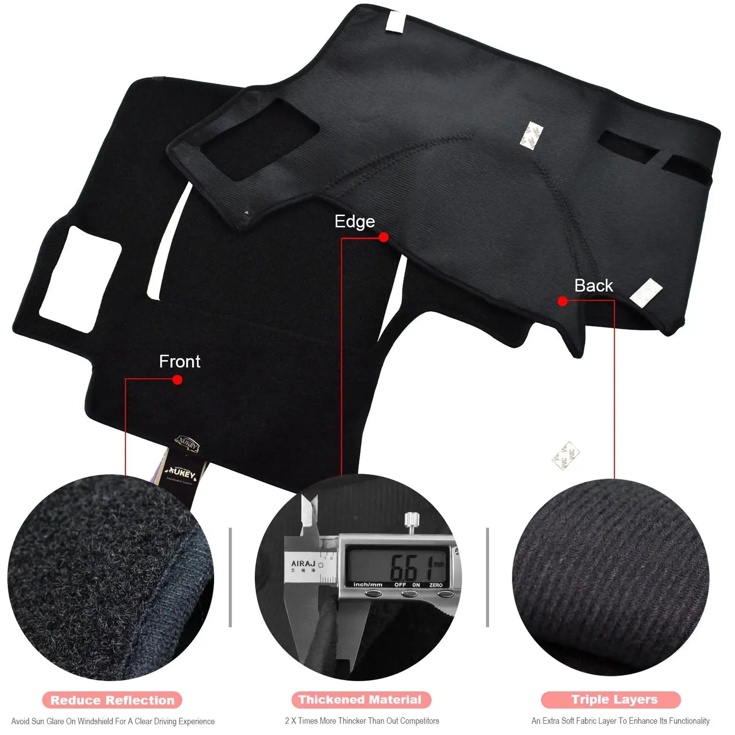 N70 Hilux Dashboard Matt 2005-2011 2012 2013 2014 2015 Tuck's Performance
