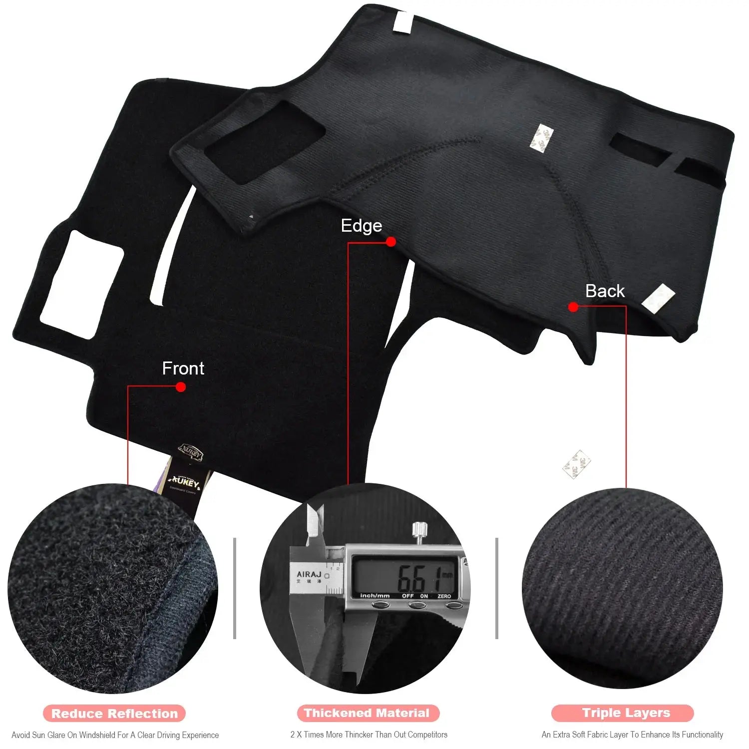 N70 Hilux Dashboard Matt 2005-2011 2012 2013 2014 2015 Tuck's Performance