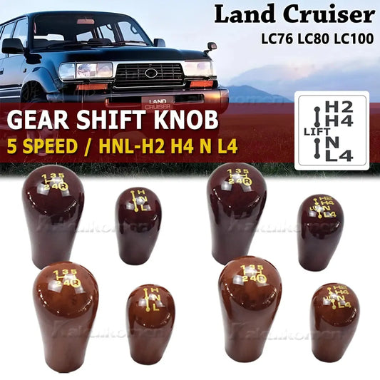 New Style 5 Speed Manual Transmission+Transfer Gear Shift Change Lever Knob Handball for Toyota Land Cruiser LC76 LC80 LC100