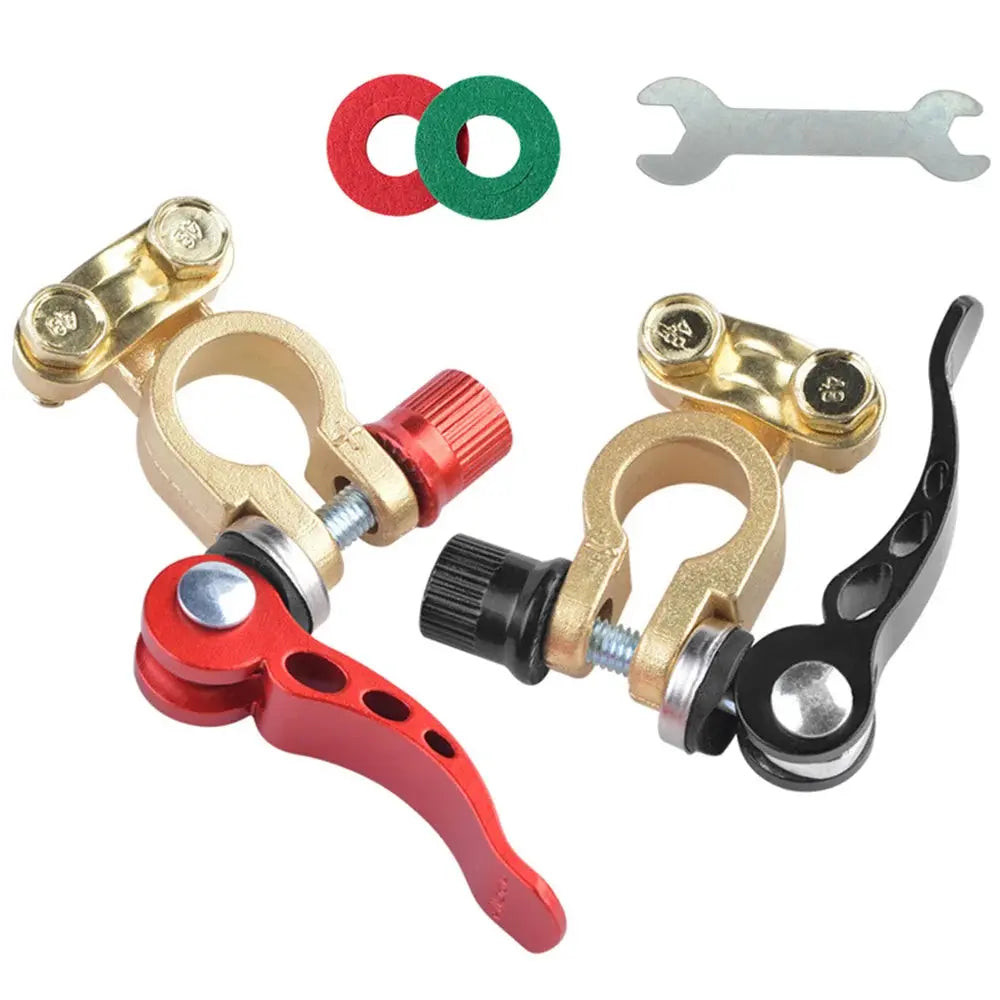 Quick Release Battery Terminal Clamps - Copper (Pair) Tuck's Performance