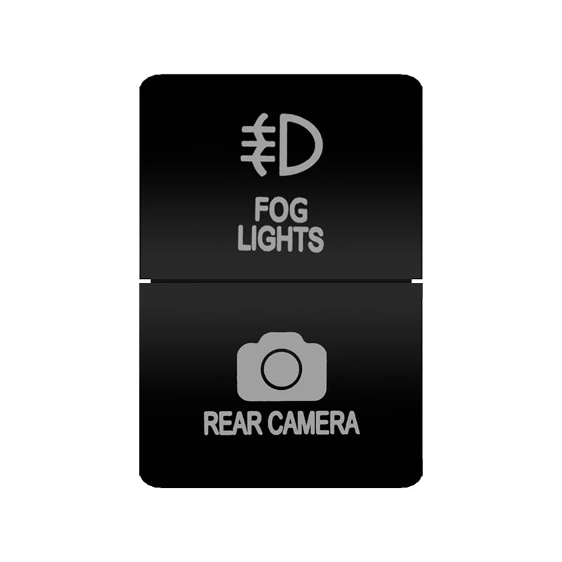 12V Dual Button Push Switch Orange Led Light For Toyota Prado Land Cruiser 200 RAV4 Hilux GUN HiAce 4 Runner Tundra Suzuki Jimny Tuck's Performance