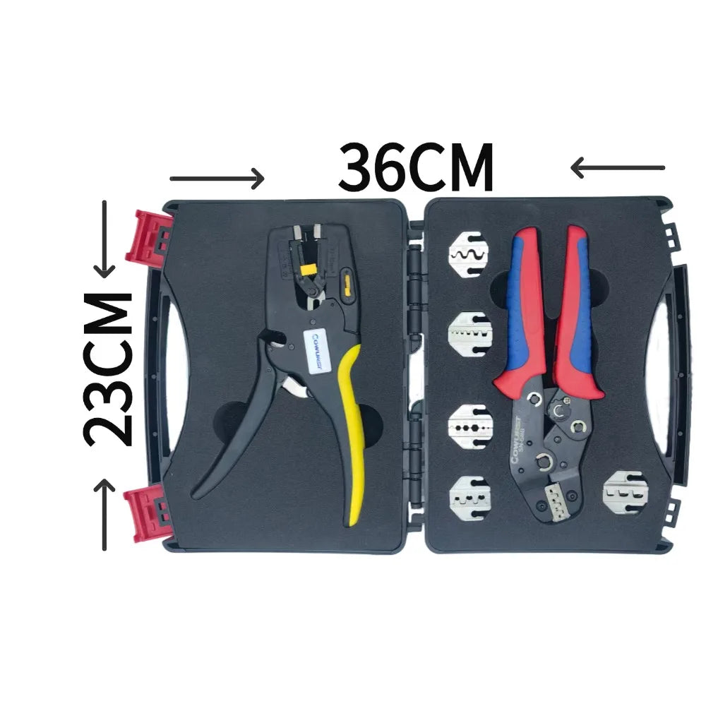 SN-58B Ratchet Crimping Pliers Kit with 5 Jaws - product image 2
