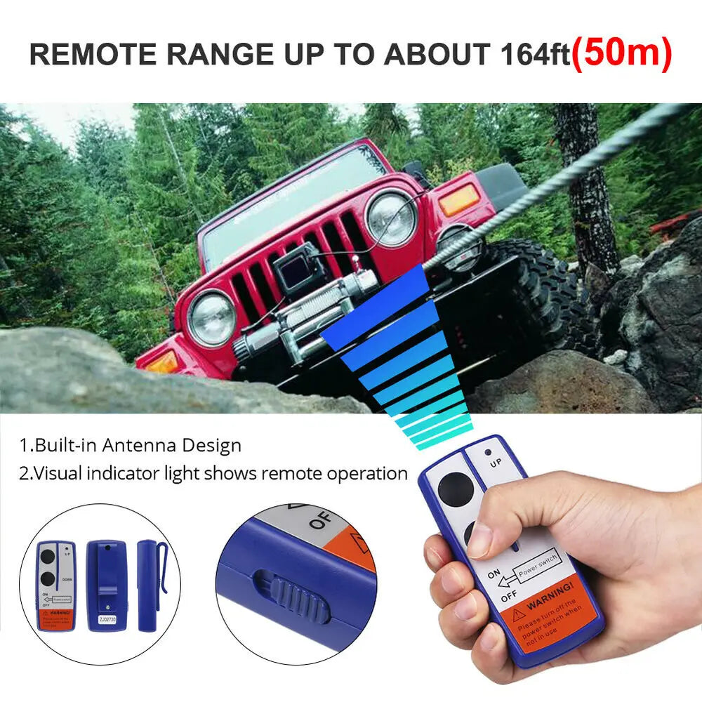 12V/24V 250A Winch Solenoid Relay & Remote Kit image 6