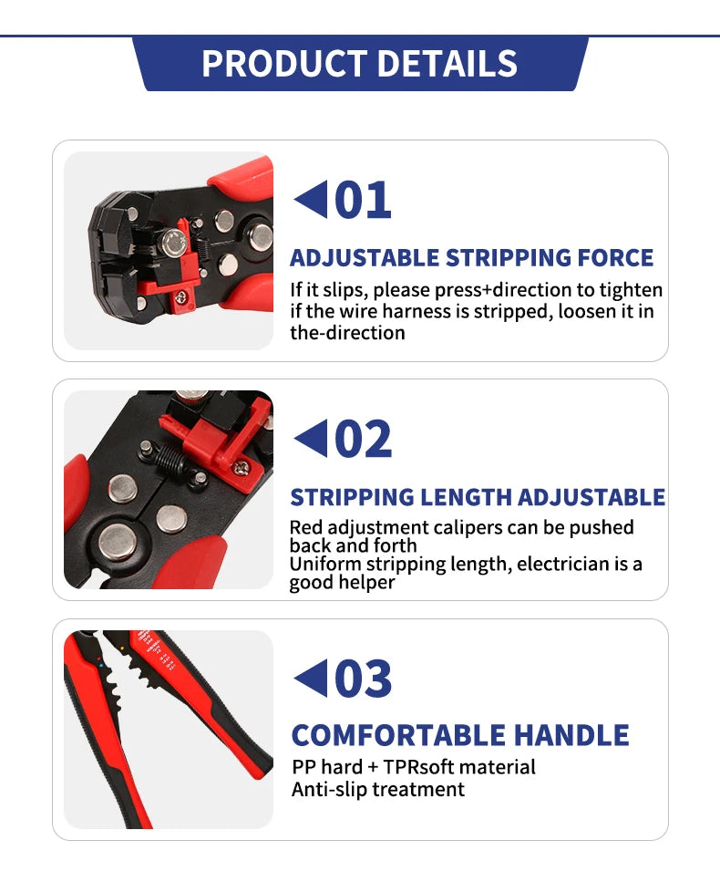 Automatic Wire Stripper, Cutter & Crimping Pliers - product image 18
