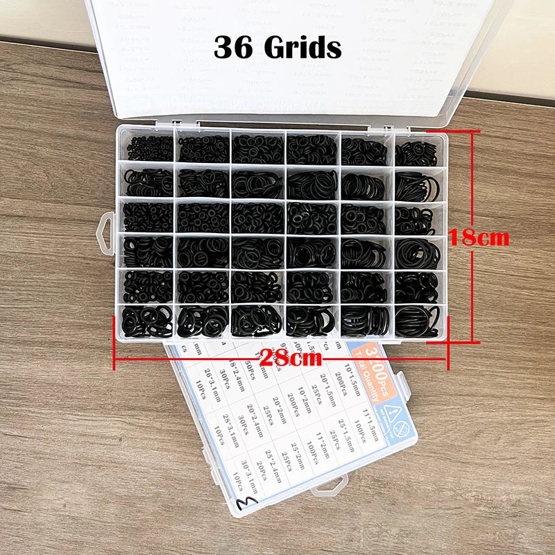 O Ring CS 1.0 1.5 to 4.0mm Sealing Washer Nitrile Rubber O-ring Faucet Plumbing Gaskets Oil Resistant High Temperature Oring Kit Tuck's Performance