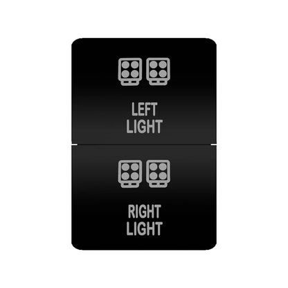 12V Dual Button Push Switch Orange Led Light For Toyota Prado Land Cruiser 200 RAV4 Hilux GUN HiAce 4 Runner Tundra Suzuki Jimny Tuck's Performance