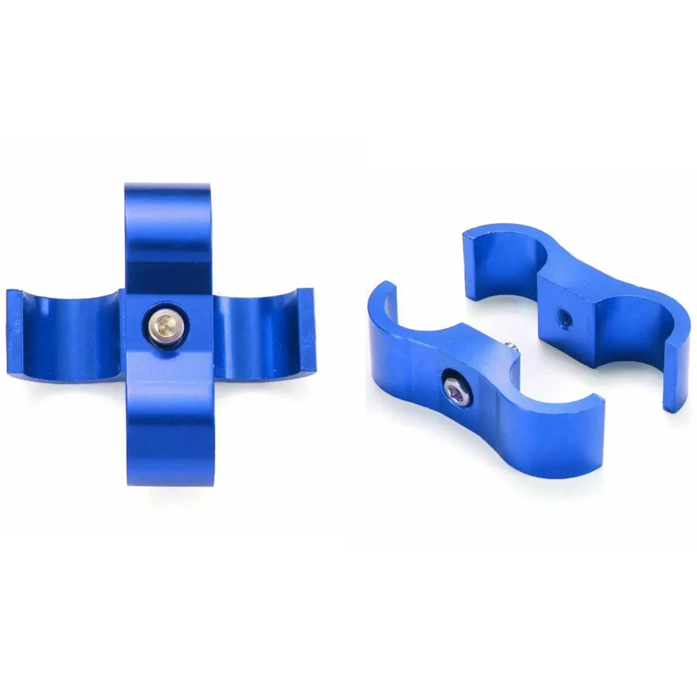 Universal AN4 AN6 AN8 AN10 Billet Oil Fuel Water Hose Tube Seprator Divider Clamp aluminum line separator Kit Tuck's Performance
