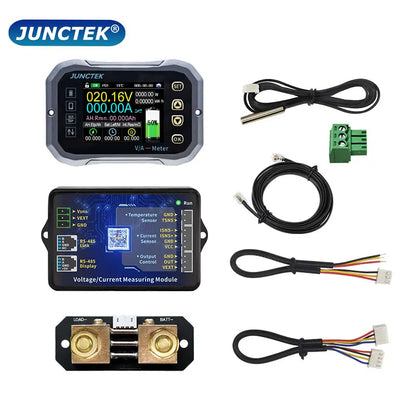 Battery Monitor Bluetooth KG140F DC 0-120V 100A 400A Battery Tester Voltage Current VA Battery Coulomb Meter Capacity Indicator Tuck's Performance