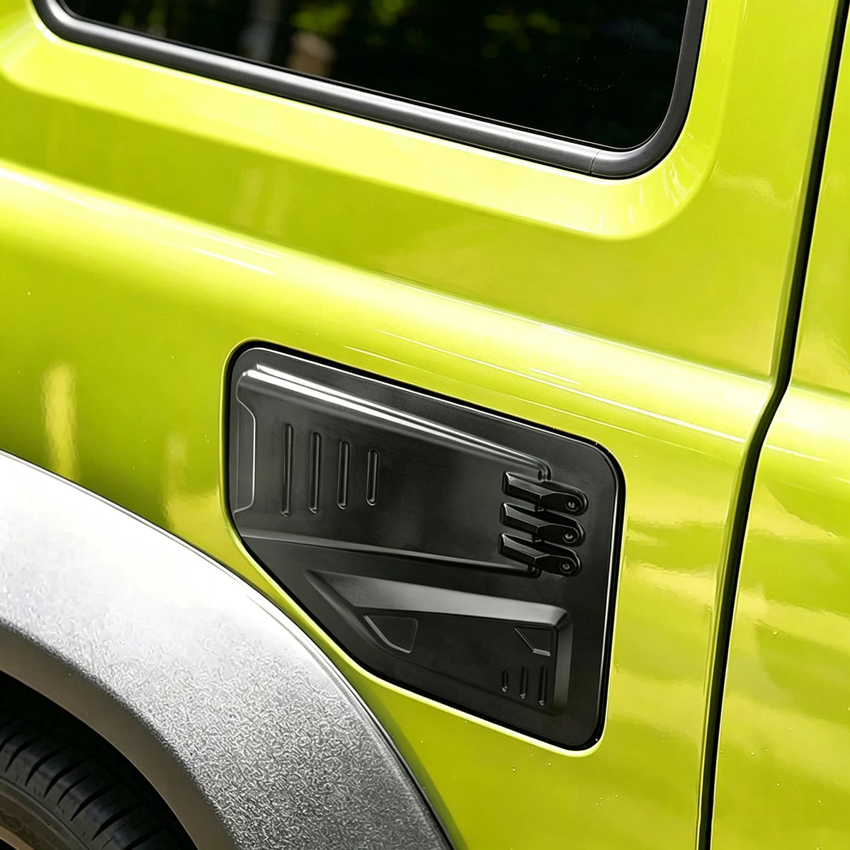 Car Gas Cap Fuel Filler Door Gas Tank Cover for Suzuki Jimny 3-Door 2019 2020 2021 2022 2023 2024 2025 2026 Exterior Accessories Tuck's Performance