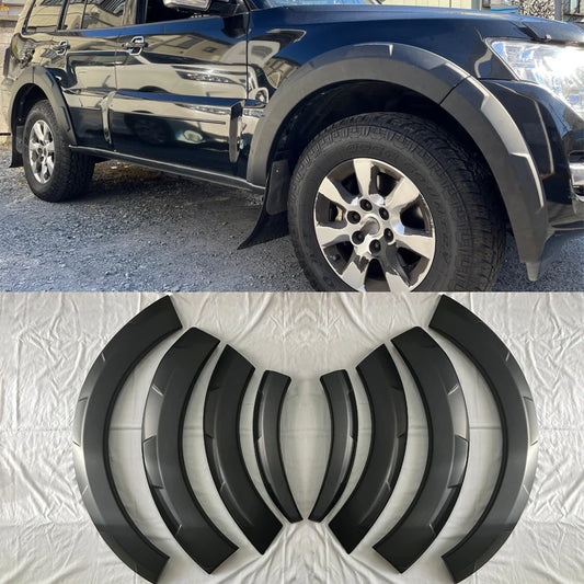 Pajero NS NX wheel arch flares and mud flaps