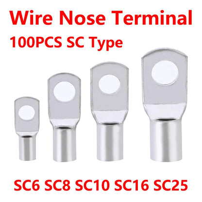 100pc SC Copper Cable Lug Terminal Pack product view 1