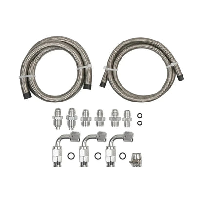 6AN Power Steering Hose Kit Fit for Chevy C10 LS Swap Connects GM Type 2 Tuck's Performance