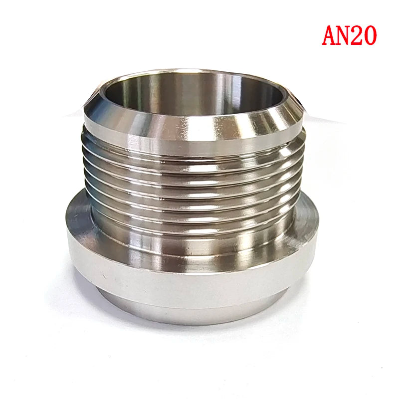 AN3/4/6/8/10/12/16/20 Stainless Steel Male Weld On Bung Weld On Fittings for Fuel Oil Hose Oil Cooler Hose Ends AN Weld-On Bungs Tuck's Performance