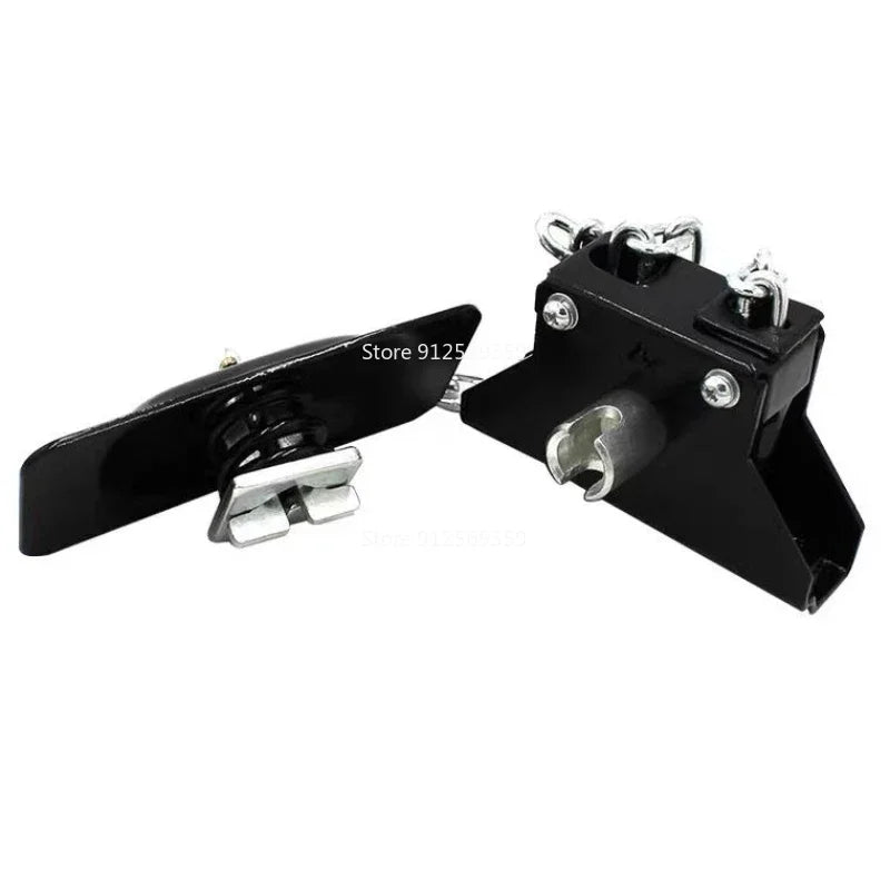 Spare wheel hanger plate detail